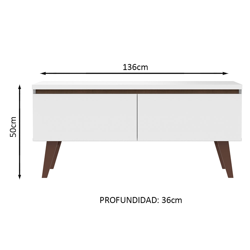 MESA DE TV MAIORI BLANCO