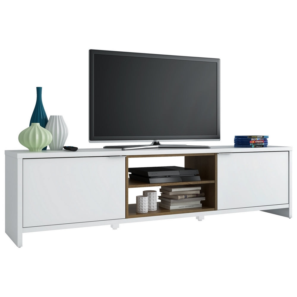 MESA DE TV MILANO BLANCO