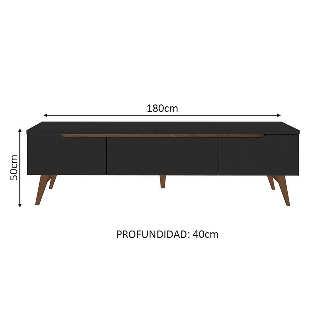 MESA DE TV SIENA NEGRO