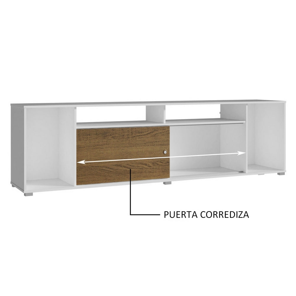 MESA DE TV SPEZIA BLANCO & RUSTIC